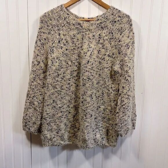 Lou & Grey Sweaters - Lou & Grey crewneck multicolor eyelash sweater